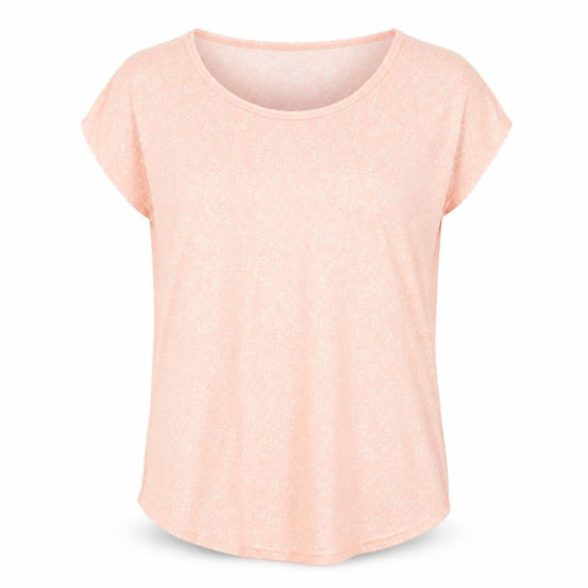 Womens UK Size S Lands' End Pink Basic T-Shirt