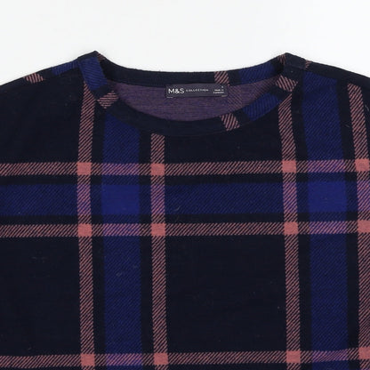 Womens UK Size 8 Marks and Spencer Blue Pullover Jumper