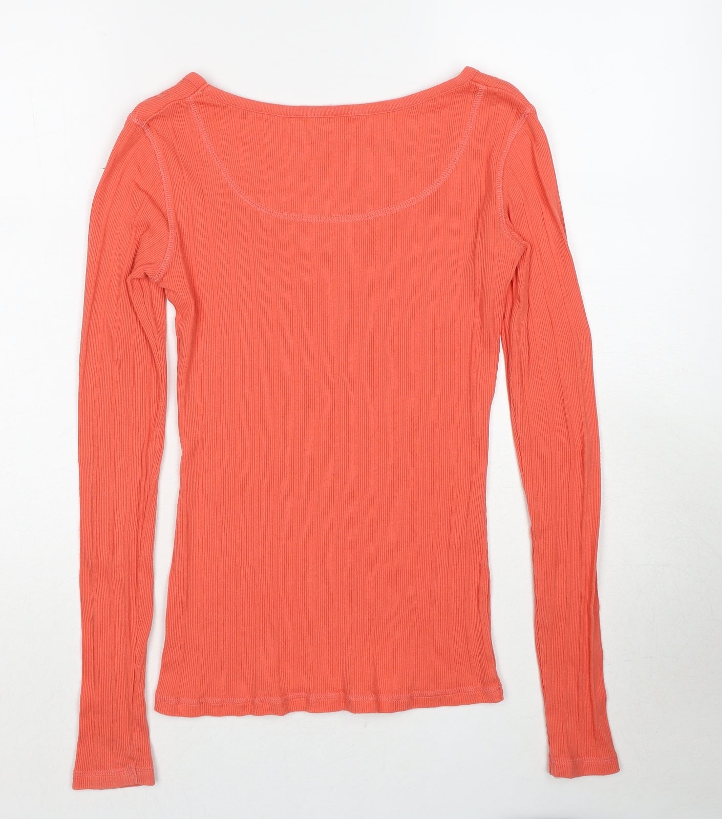 Womens UK Size 10 Crew Clothing Orange Basic T-Shirt