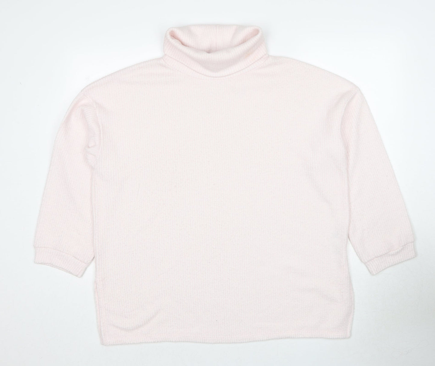 Womens UK Size L New Look Pink Pullover Jumper