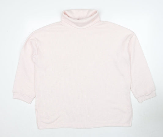 Womens UK Size L New Look Pink Pullover Jumper