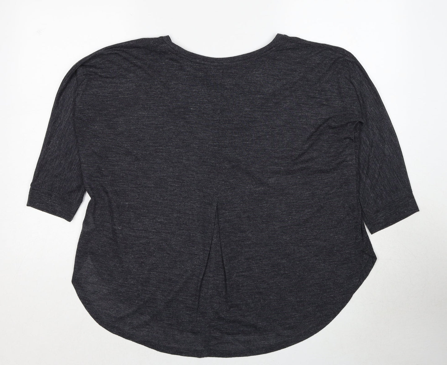 Womens UK Size 10 NEXT Grey Basic Blouse