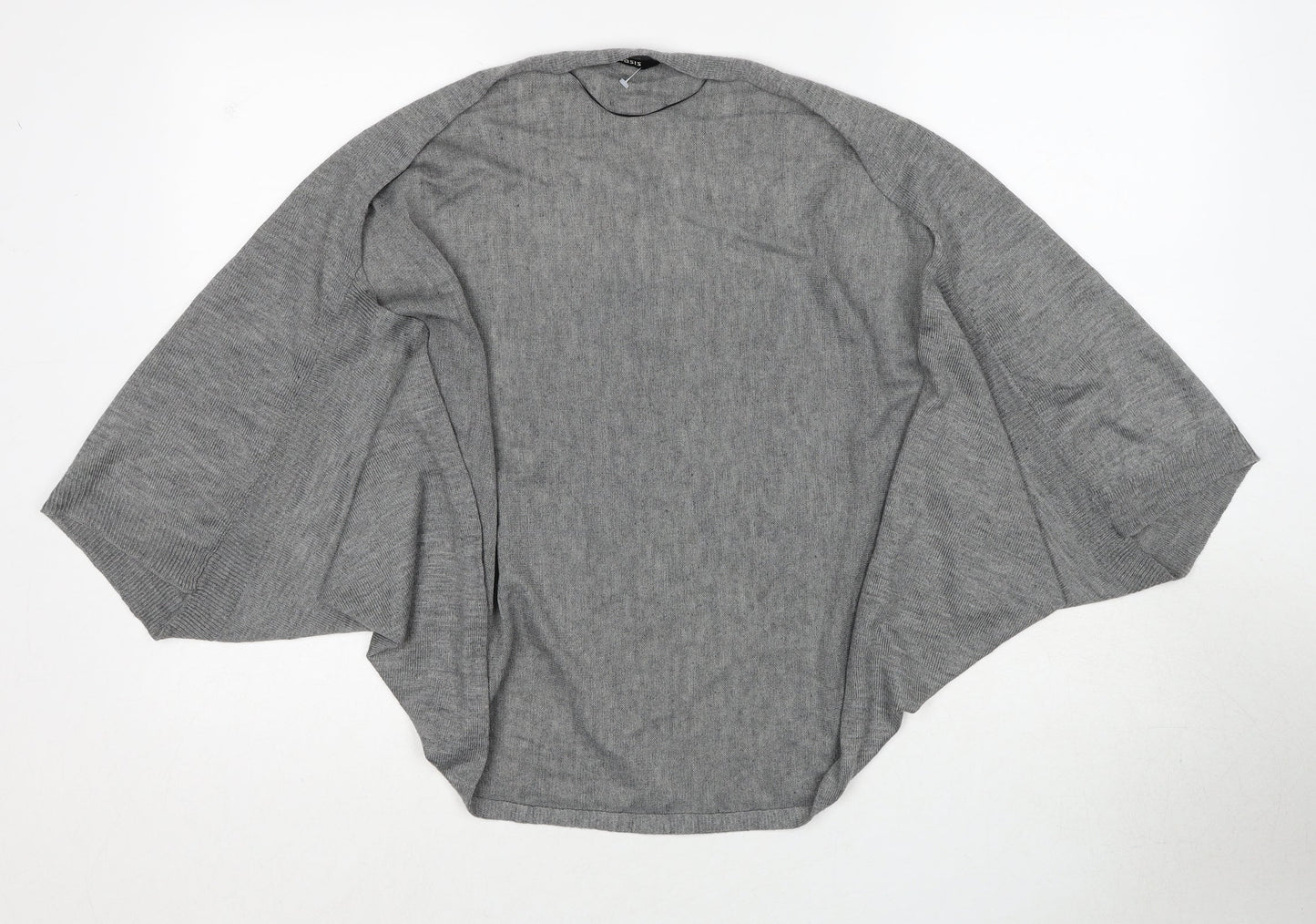 Womens UK Size One Size Oasis Grey Cardigan Jumper