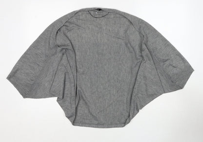 Womens UK Size One Size Oasis Grey Cardigan Jumper