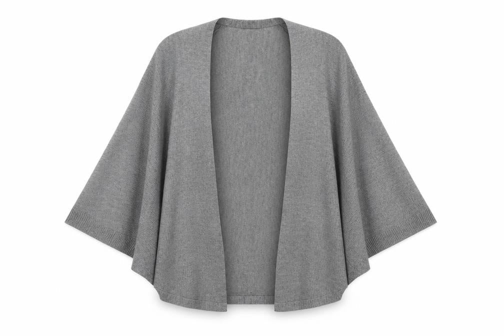 Womens UK Size One Size Oasis Grey Cardigan Jumper