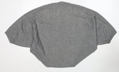 Womens UK Size One Size Oasis Grey Cardigan Jumper