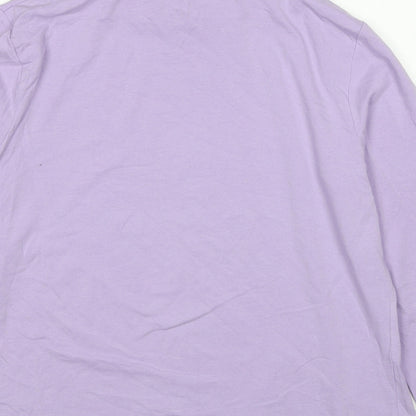 Womens UK Size 16 Marks and Spencer Purple Basic T-Shirt