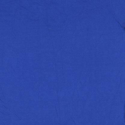 Sneaker Freak Mens Blue Cotton Polo Size M Collared Pullover