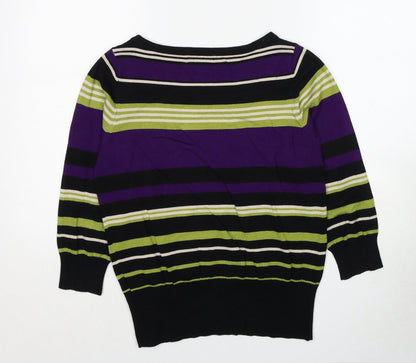 Womens UK Size 14 Debenhams Multicoloured Pullover Jumper