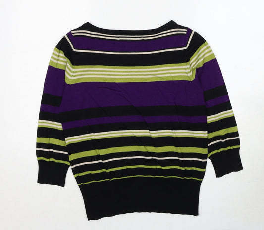 Womens UK Size 14 Debenhams Multicoloured Pullover Jumper