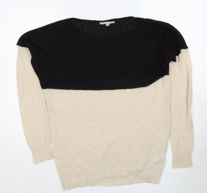 Gap Womens Beige Round Neck Acrylic Pullover Jumper Size M