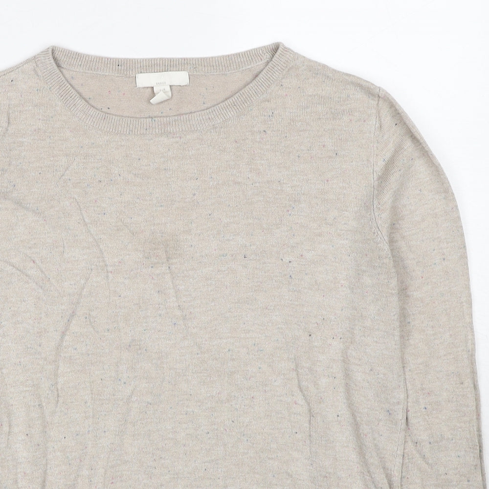 Womens UK Size S H&M Beige Pullover Jumper