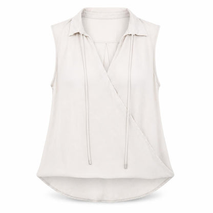 Womens UK Size 10 River Island Grey Basic Tank