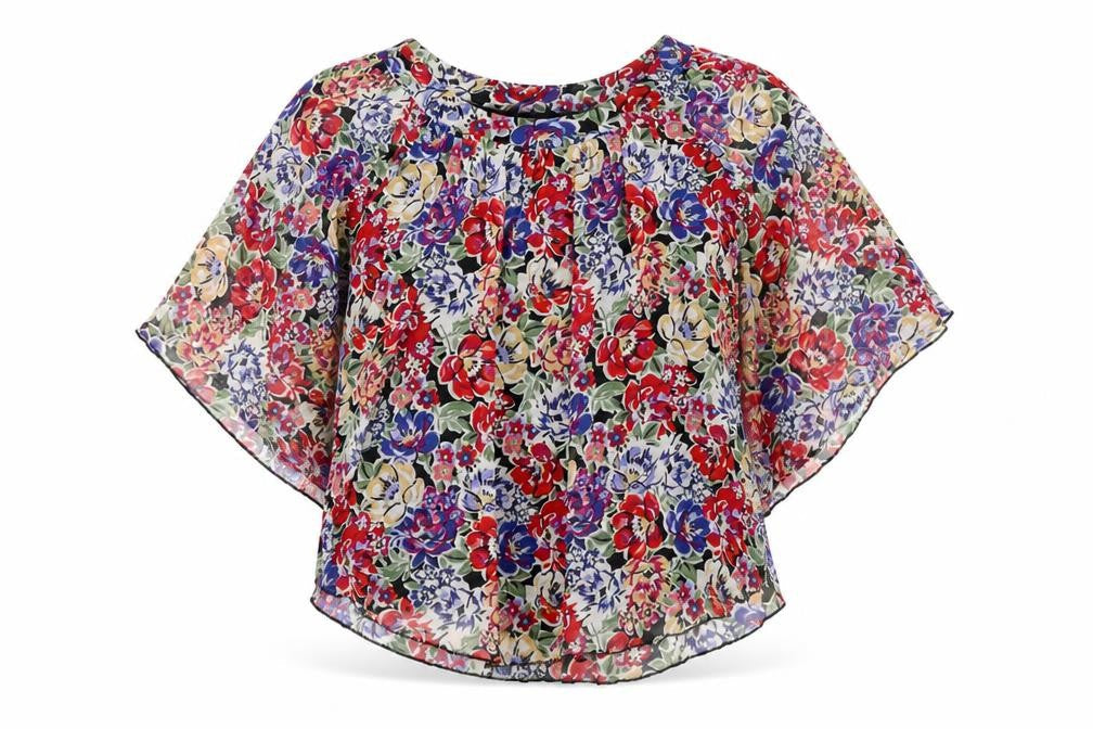 Womens UK Size 8 Dunnes Stores Multicoloured Basic Blouse