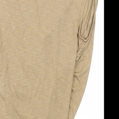 Womens UK Size 12 Marks and Spencer Beige Basic Tank