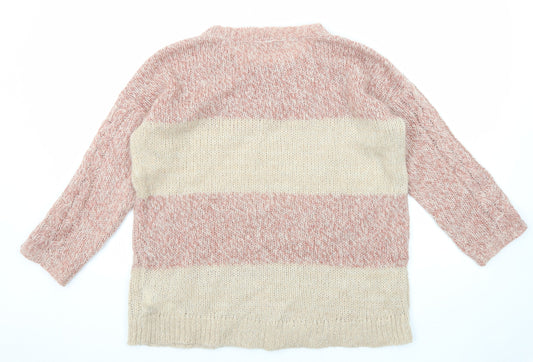 Womens UK Size 12 Marks and Spencer Beige Pullover Jumper