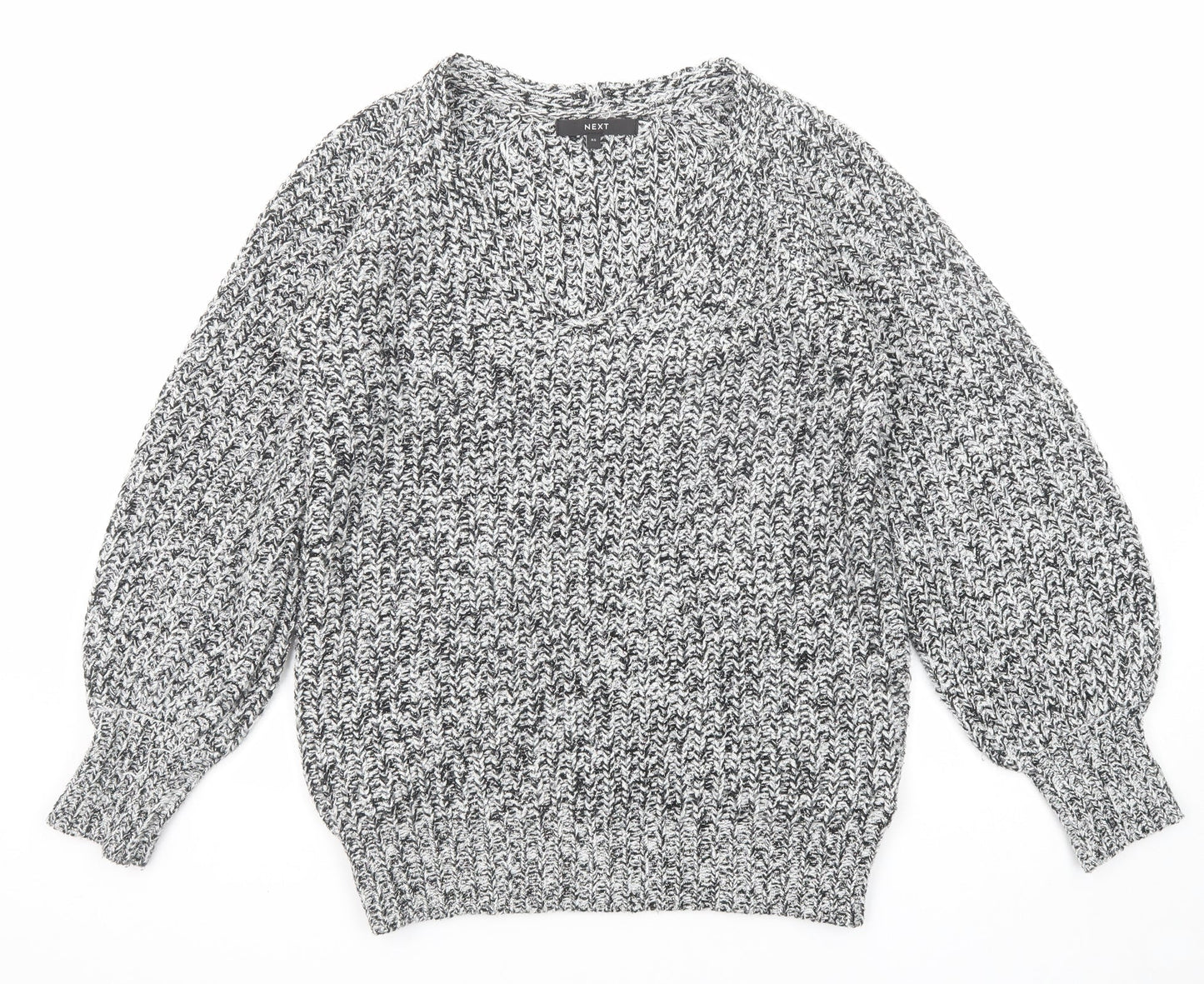 Womens UK Size XS NEXT Black Pullover Jumper