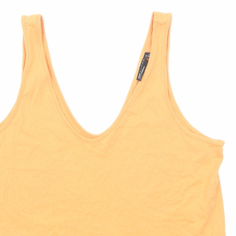 Womens UK Size 12 ASOS Orange Basic Tank