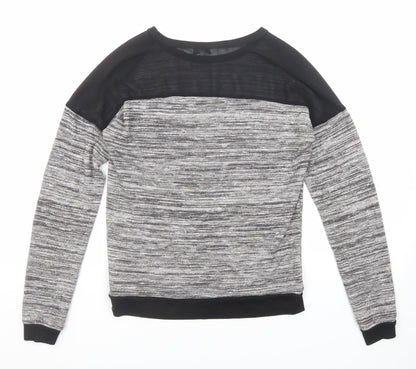 Womens UK Size 8 New Look Grey Pullover Jumper