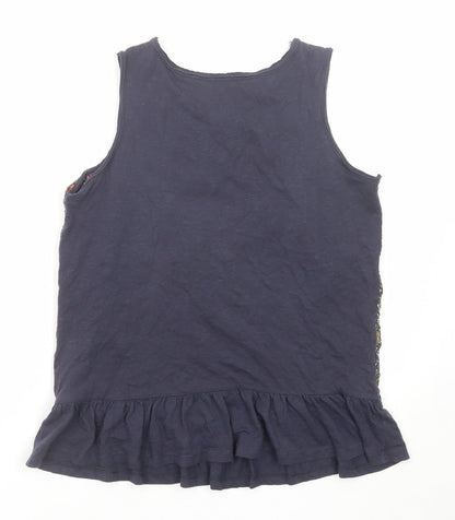 Womens UK Size 8 NEXT Blue Basic Tank