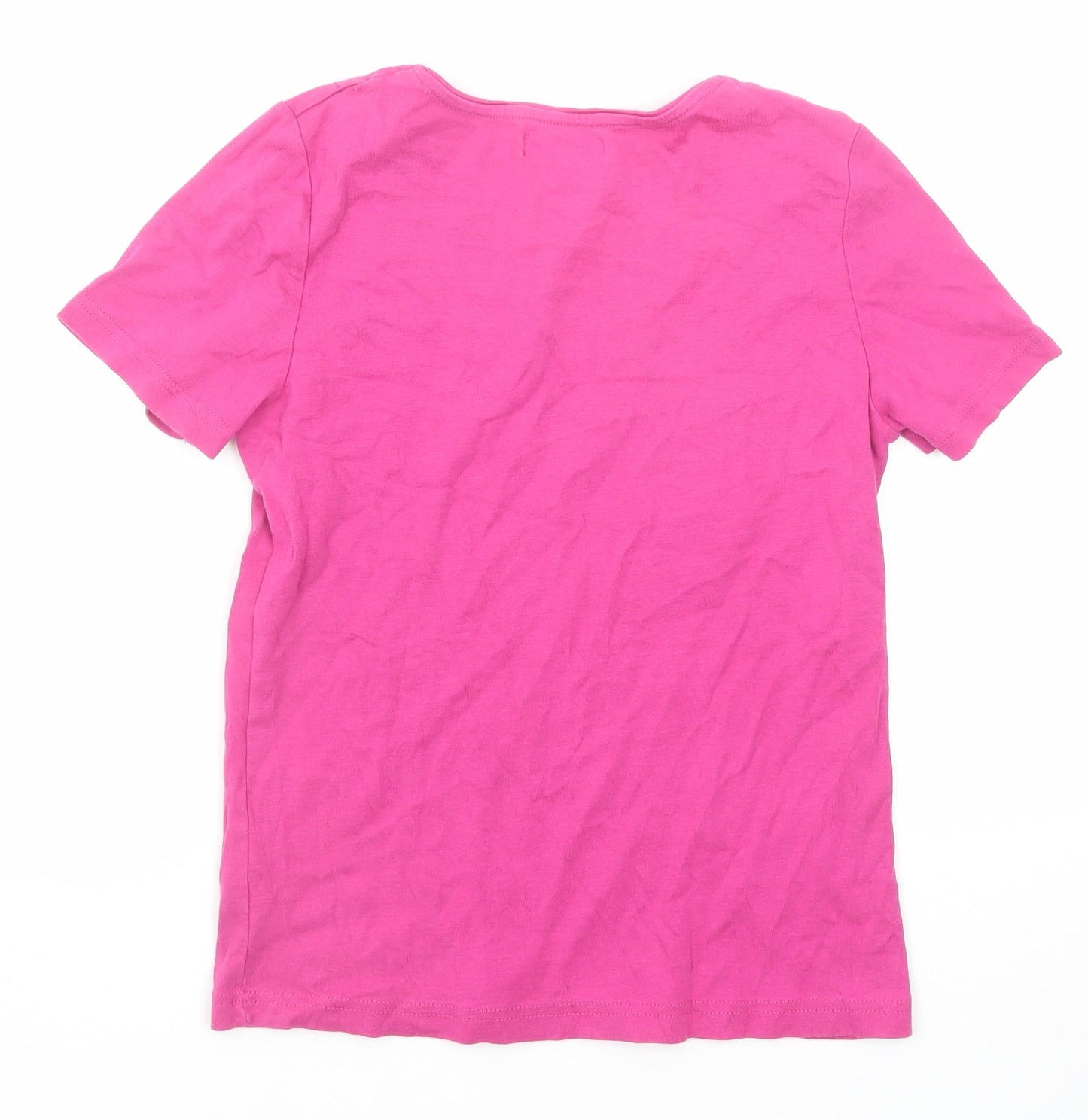 Womens UK Size S Bonmarché Pink Basic Blouse