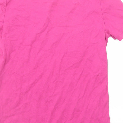 Womens UK Size S Bonmarché Pink Basic Blouse