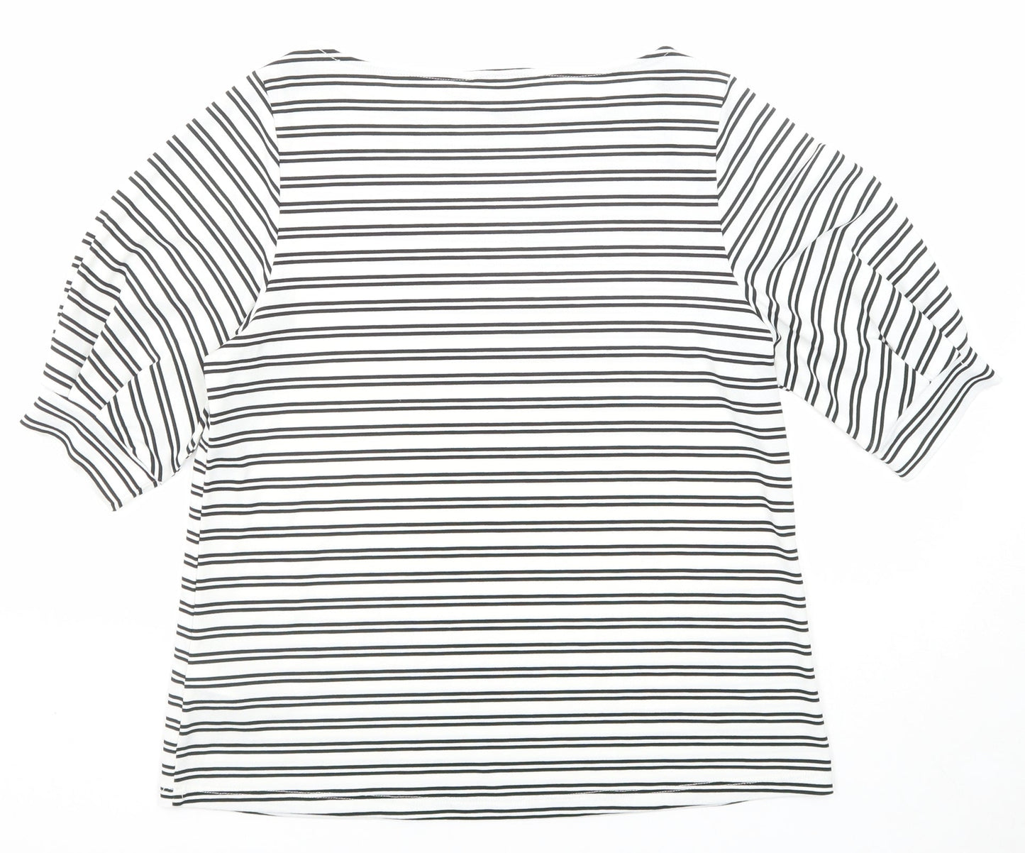 Womens UK Size S H&M Black Basic T-Shirt