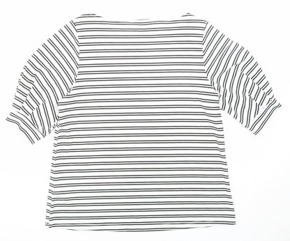 Womens UK Size S H&M Black Basic T-Shirt