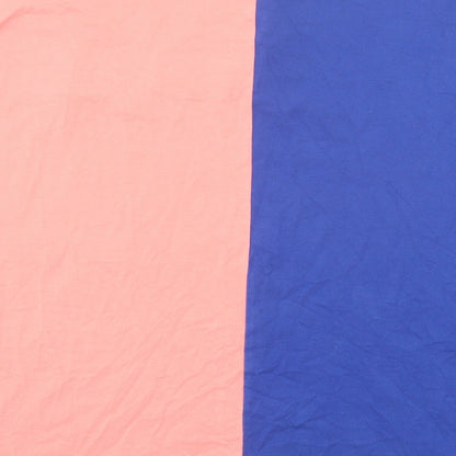 ASOS Mens Pink Colourblock Cotton Polo Size M Collared Button - Los Angeles