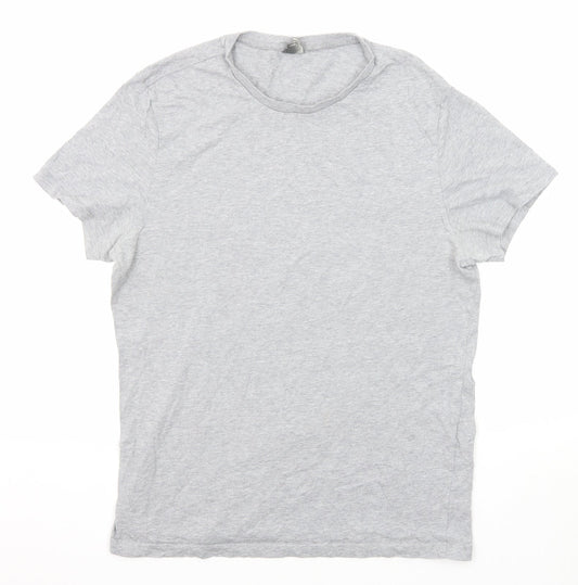 Womens UK Size L ASOS Grey Basic T-Shirt