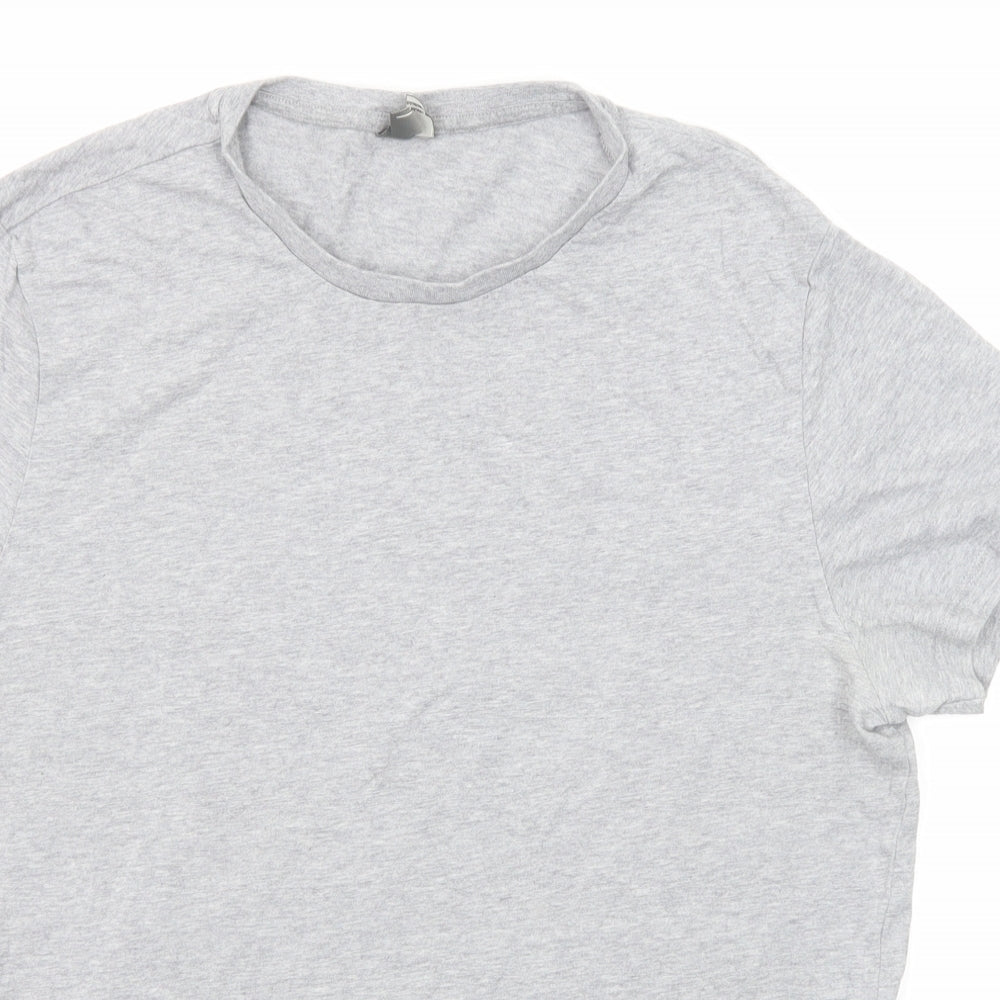 Womens UK Size L ASOS Grey Basic T-Shirt