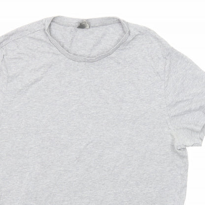 Womens UK Size L ASOS Grey Basic T-Shirt