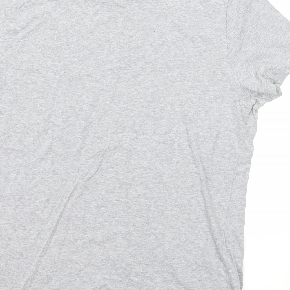 Womens UK Size L ASOS Grey Basic T-Shirt