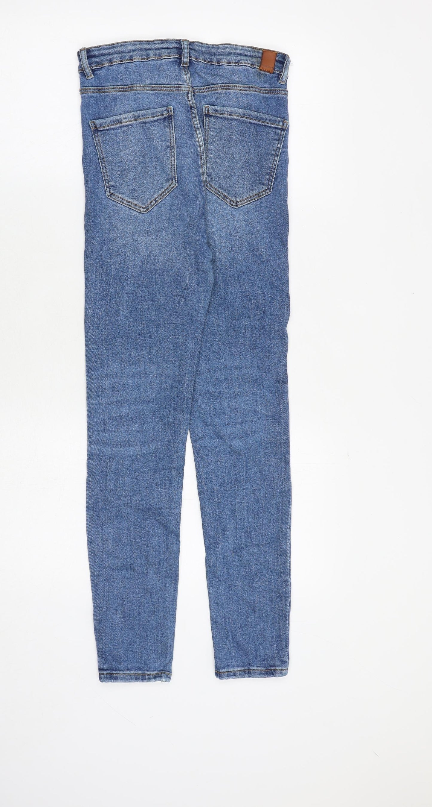 TRF Womens Blue Polyester Skinny Jeans Size 24 in Slim Zip