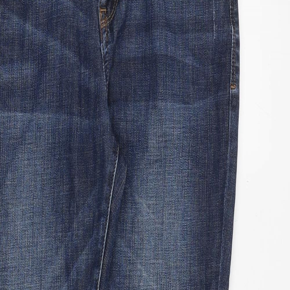 Authentic Brand Womens Blue Cotton Skinny Jeans Size 29 in Regular Zip