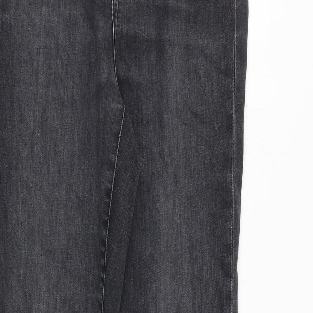 Womens UK Size 27 in H&M Regular Fit Skinny Grey Jeans