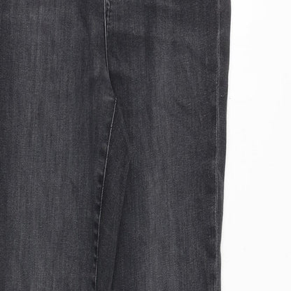 Womens UK Size 27 in H&M Regular Fit Skinny Grey Jeans