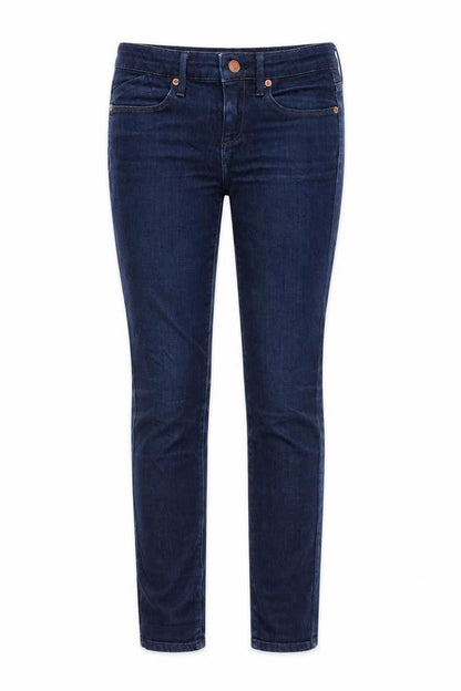 Topshop Womens Blue Cotton Skinny Jeans Size 26 in L30 in Regular Zip
