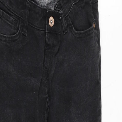 Blooming Marvellous Womens Black Cotton Skinny Jeans Size 10 Regular Zip