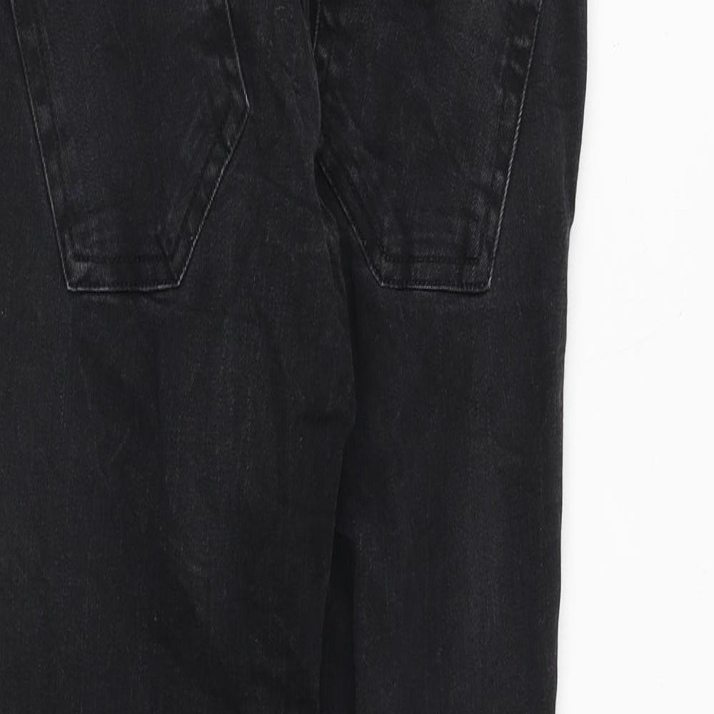 Blooming Marvellous Womens Black Cotton Skinny Jeans Size 10 Regular Zip