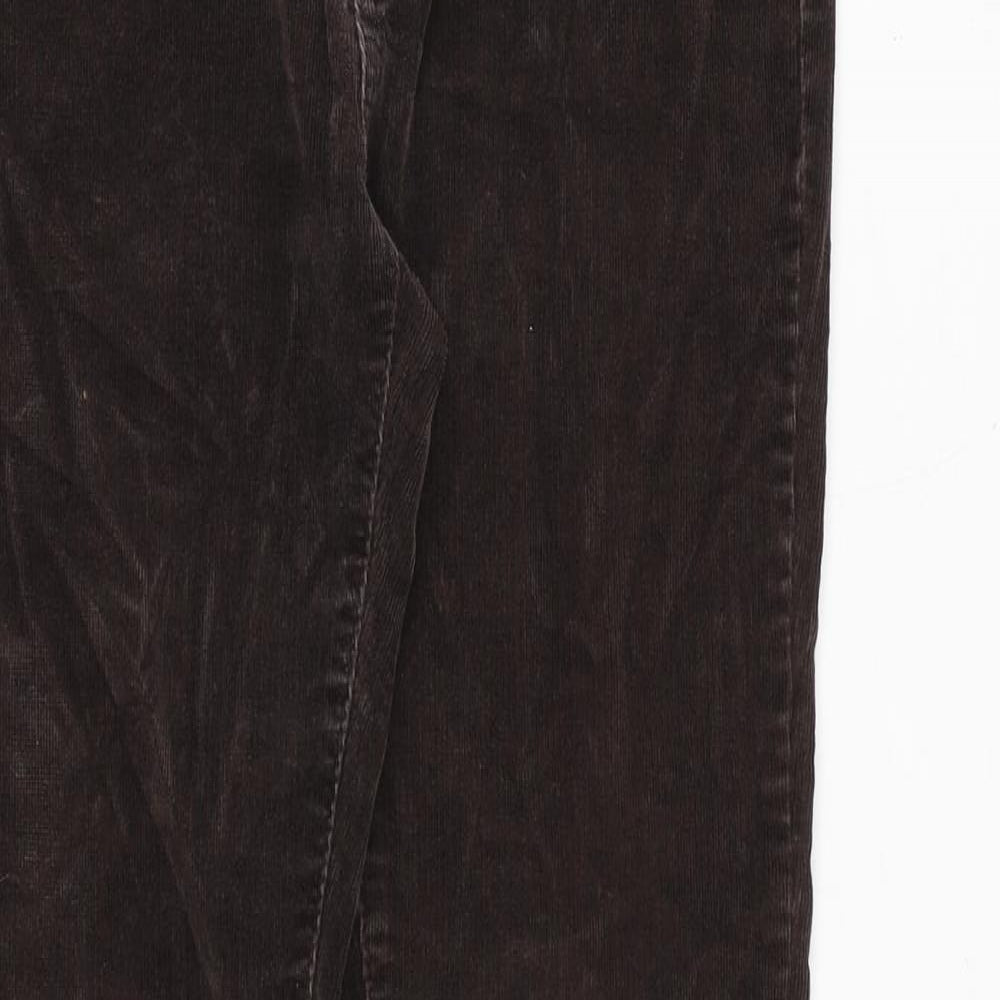 Lee Womens Brown Cotton Straight Jeans Size 27 in Regular Zip