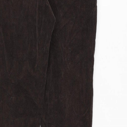 Lee Womens Brown Cotton Straight Jeans Size 27 in Regular Zip