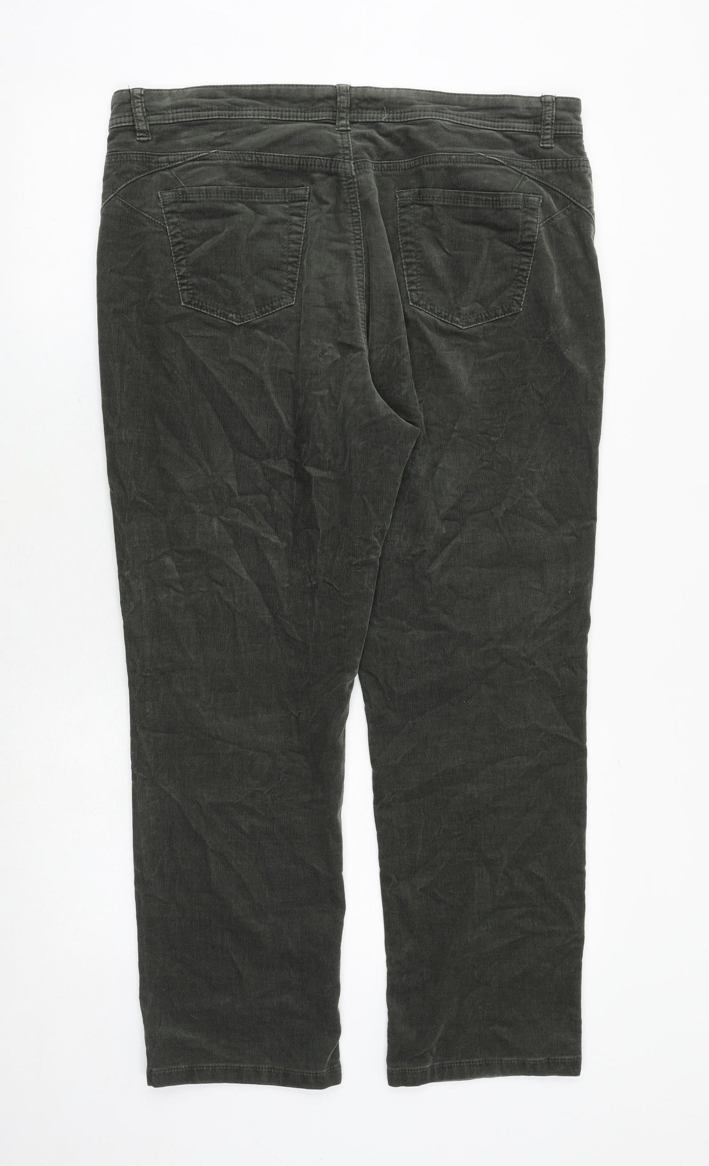 Womens UK Size 36 in Per Una Regular Fit  Green Trousers