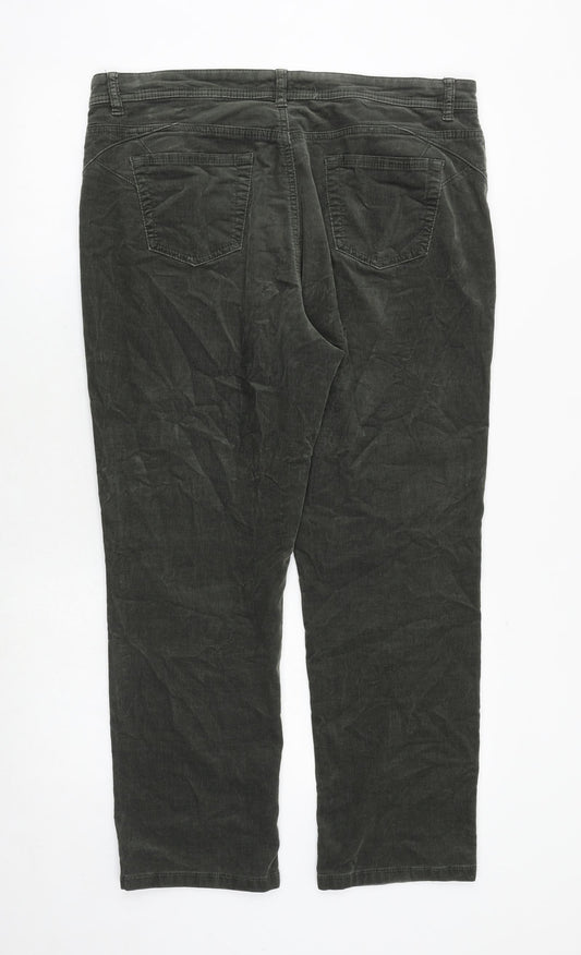 Womens UK Size 36 in Per Una Regular Fit  Green Trousers