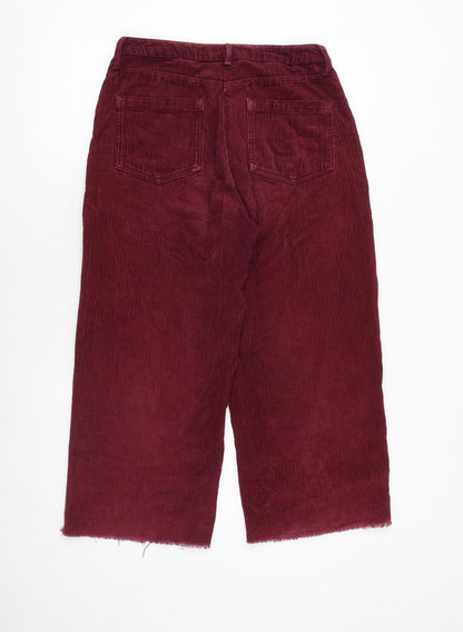 Womens UK Size 30 in BDG Regular Fit  Red Trousers