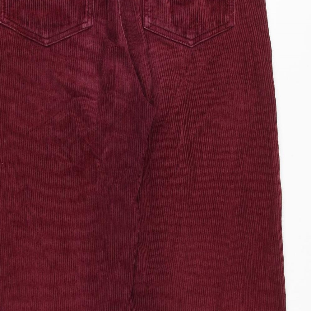 Womens UK Size 30 in BDG Regular Fit  Red Trousers