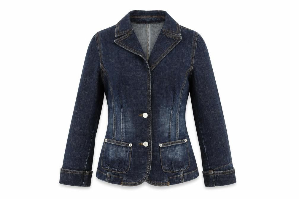 Marks & Spencer Womens Blue Jacket Size 6 Button