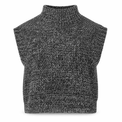BHS Womens Grey High Neck Acrylic Pullover Jumper Size M