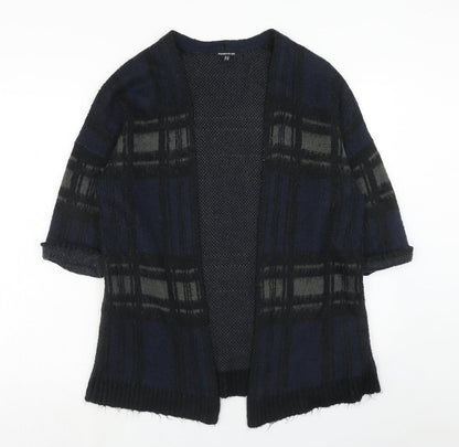 Womens UK Size 12 Warehouse Blue Cardigan Jumper