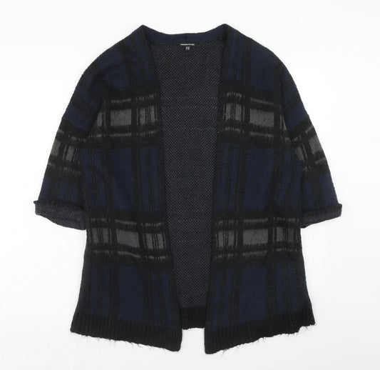 Womens UK Size 12 Warehouse Blue Cardigan Jumper